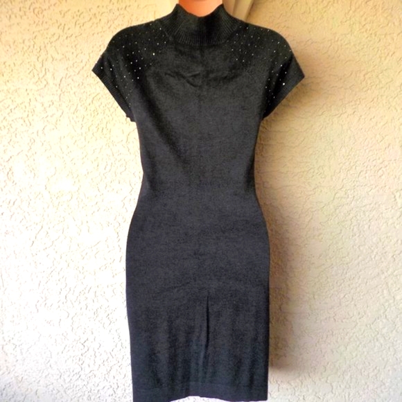 *High Neck APT. 9 Sweater Dress- Size M - Picture 5 of 7